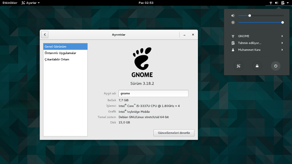 GNOME 3.18